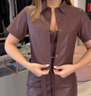 Conjunto Euforia 3 peças couro legítimo