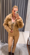 Casaco Aurora Caramelo