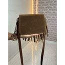 Bolsa Transversal com Franjas – Estilo Boho Chic