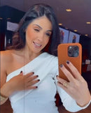 Blusa Canelada Cátia - Ombro Único